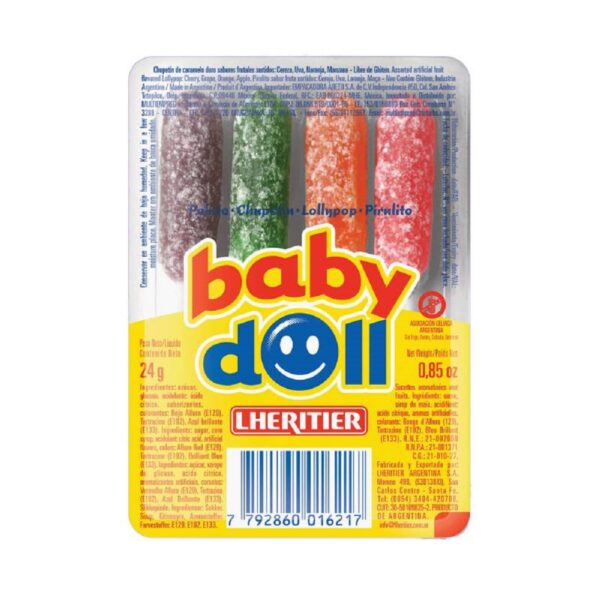 Chupetin Babydoll: Deliciosa Paleta Dulce en Paquetes de 4 Unidades - Imagen 4